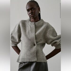 Soeur Galileo Cardigan Light Heather Gray XS 0